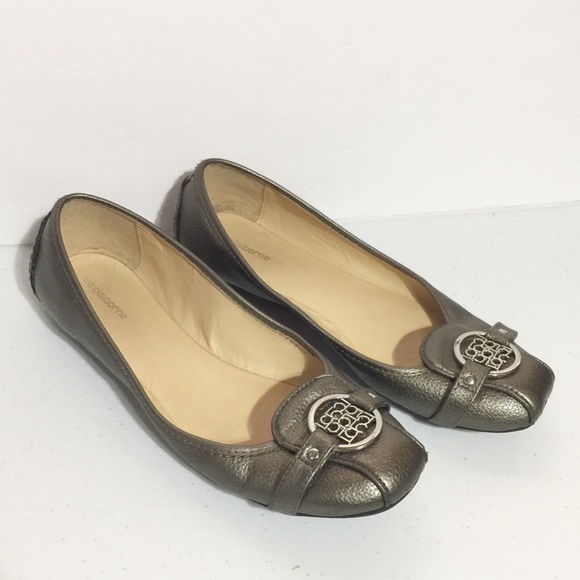 Liz Claiborne Shoes - Liz Claiborne Iris Pewter Glitter Flats